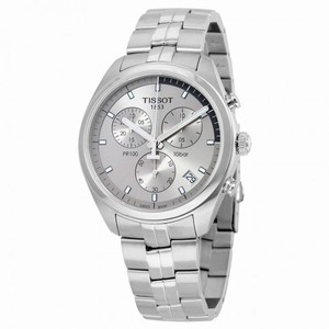 Tissot PR100 Chronograph Rhodium Dial Stainless Steel Men's Watch T1014171107100