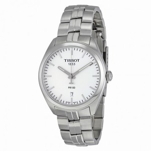 Tissot PR100 Silver Dial Stainless Steel Men's Watch T1014101103100