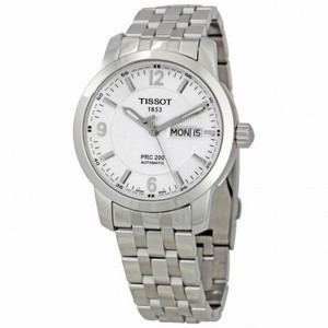 Tissot PRC 200 Men's Watch Automatic Bracelet Silver Dial T014.430.11.037.00