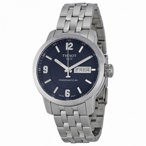 Tissot PRC 200 Powermatic 80 Automatic Blue Dial Stainless Steel Men's Watch T0554301104700