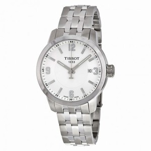 Tissot PRC 200 White Dial Stainless Steel Men's Watch T0554101101700