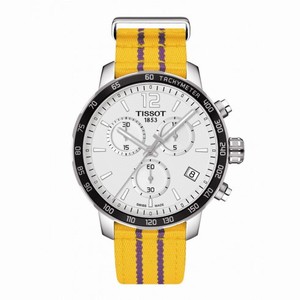 Tissot Quickster Lakers NBA Special Edition Silver Dial Men's Watch T0954171703705