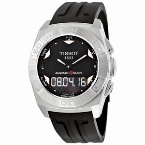 Tissot Racing-Touch Black Dial Black Chronograph Rubber Strap Men's Watch T0025201705100
