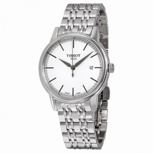 Tissot T-Classic Carson White Dial Stainless Steel Men's Watch T0854101101100