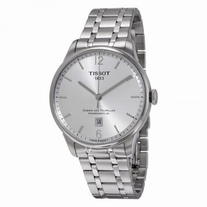 Tissot T-Classic Chemin Des Tourelles Automatic Silver Dial Stainless Steel Men's Watch T0994071103700