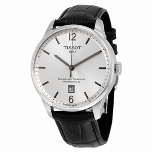 Tissot T-Classic Chemin Des Tourelles Silver Dial Automatic Men's Watch T0994071603700