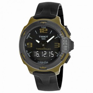 Tissot T-Race Touch Aluminium Black Dial Black Silicon Strap Men's Sports Quartz Watch T0814209705706