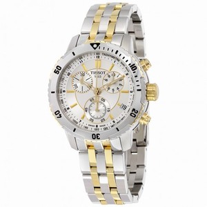 Tissot T-Sport PRS200 Chronograph Silver-tone Dial Men's Watch T0674172203100