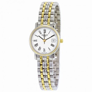 Tissot T-Sport Silver Dial Two Tone Stainless Steel Ladies Watch T52228113