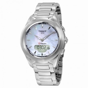 Tissot T-Touch Solar Lady Mother of Pearl Dial Stainless Steel Ladies Watch T0752201110100