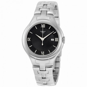 Tissot T-Trend T12 Black Dial Stainless Steel Ladies Watch T0822101105800