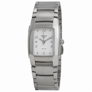 Tissot T-10 White Dial Stainless Steel Ladies Watch Ladies Watch T0733101101701