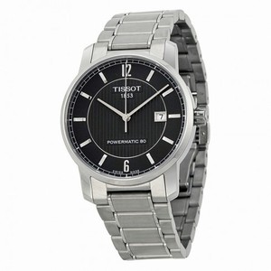 Tissot T-Classic Automatic Black Dial Two-tone Men's Watch T0874074405700