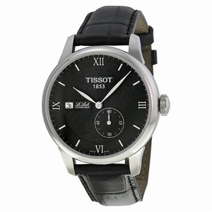 Tissot T-Classic Le Locle Black Dial Black Leather Men's Men's Watch T0064281605800