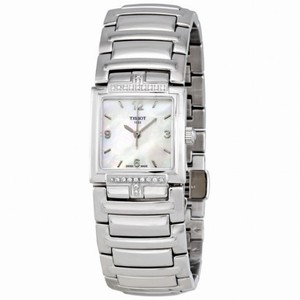 Tissot T-Evocation White Dial Stainless Steel Ladies Watch T0513106111700