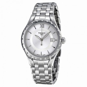 Tissot T-Lady Silver Dial Stainless Steel Ladies Watch T0722101103800