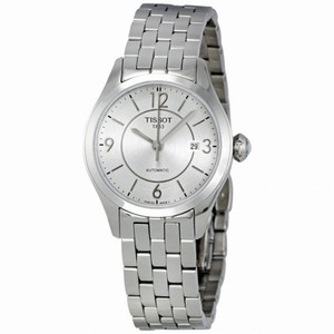 Tissot T-One Silver Dial Stainless Steel Bracelet Automatic Ladies Watch T0380071103700