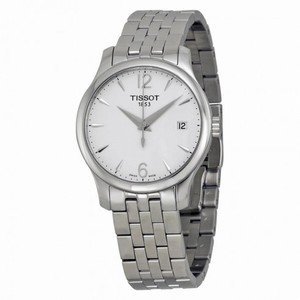 Tissot Tradition Silver Dial Stainless Steel Ladies Watch T0632101103700