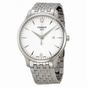 Tissot Tradition Silver Dial Stainless Steel Men's Watch T0636101103700