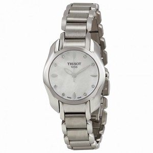 Tissot Trend T-Wave Mother of Pearl Dial Stainless Steel Ladies Watch T0232101111600