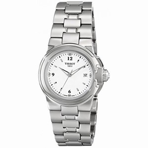 Tissot T-Sport Silver Dial Stainless Steel Ladies Watch T0802101101700
