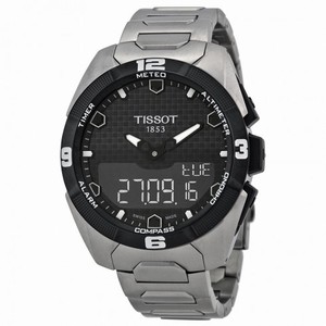 Tissot T-Touch Expert Solar Black Dial Titanium Men's Watch T0914204405100