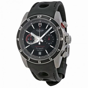 Tudor Grantour Chrono Fly-Back Black Dial Men's Watch 20550N-BKLPL