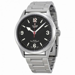 Tudor Heritage Ranger Black Dial Stainless Steel Men's Watch 79910-BKASSS