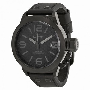 TW Steel Canteen 45 MM Cool Black Dial Quartz Men's Watch TW844