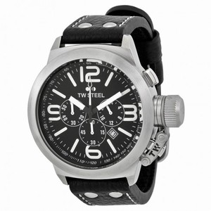 TW Steel Canteen 45mm Black Dial Chronograph Men's Watch TW6R