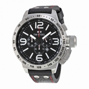 TW Steel Canteen 50mm Black Dial Chronograph Men's Watch TW11
