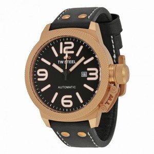TW Steel Canteen Black Dial 50MM Automatic Men's Watch TWA959