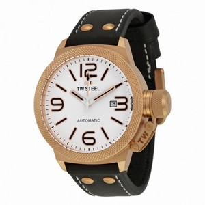 TW Steel Canteen White Dial 45 MM Automatic Men's Watch TWA960