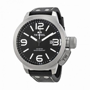 TW Steel Canteen Black Dial Stainless Steel Men's Watch TW22