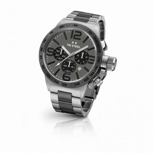 TW Steel Canteen Dark Titanium Dial Men's Chronograph Watch CB204