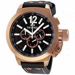 TW Steel CEO Canteen 50 MM Black Dial Chronograph Men's Watch CE1024