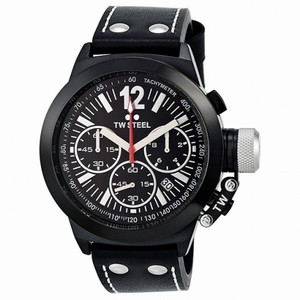 TW Steel CEO Canteen Chronograph Black Dial Black PVD Men's Watch CE1033R