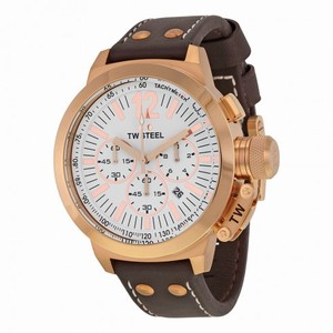 TW Steel CEO Canteen White Dial Chronograph Men's Watch CE1020