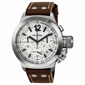 TW Steel CEO Chronograph White Dial Men's Watch CE1007R