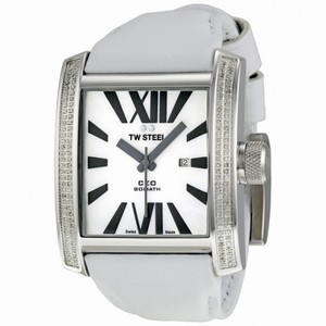 TW Steel CEO Goliath 37 mm White Diamond Unisex Watch CE3015