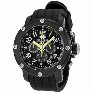 TW Steel Emerson Fittipaldi Black Rubber Chronograph Men's Watch TW609