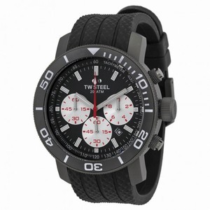 TW Steel Grandeur Chronograph Titanium Grey Dial 48mm Black Rubber STW705