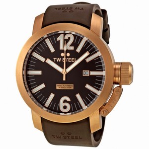 TW Steel Grandeur Swiss Automatic Brown Dial 48 mm Men's Watch TWA97