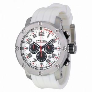 TW Steel Grandeur Tech 45mm White Dial Chronograph Men's Watch TW122