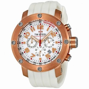 TW Steel Grandeur Tech 45mm White Dial Chronograph Men's Watch TW132