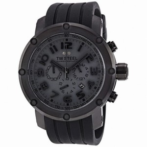 TW Steel Grandeur Tech 48 MM Black Dial Chronograph Men's Watch TW129