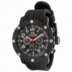 TW Steel Grandeur Tech Black Dial Chronograph 45 MM Men's Watch TW134