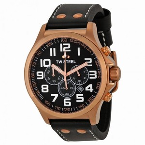 TW Steel Pilot Chronograph Rose Gold PVD Men's Watch TW418