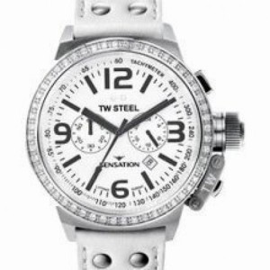 TW Steel Sensations White Dial Chronograph Men's Watch TW832
