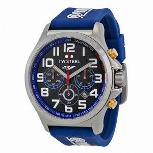 TW Steel Yamaha Factory Racing Chronograph Racing Blue Silicone Men's Watch TW927